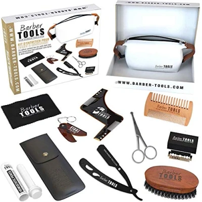 Abbildung von Set zur Bart Bartpflege Beard Box. BARBER TOOLS