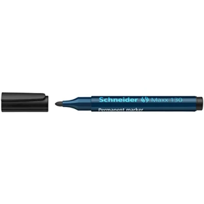 Abbildung von Schneider Maxx 130 Permanent Marker (Strichstärke: 1 3 mm, nachfüllbar), Schwarz