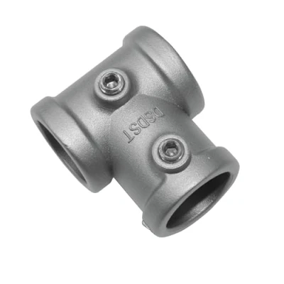 Abbildung von GARDINIA T Stück für Gardinenstangen mit Ø 25 mm, Serie Industrial Home, Metall, Farbe Silber