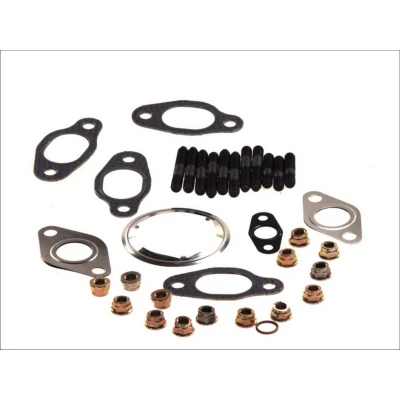Abbildung von ELRING 704.040 Montagesatz, Lader mit Dichtungen Montageanleitung, Schrauben VOLKSWAGEN: Golf 5, Caddy 3, Passat B6 Variant