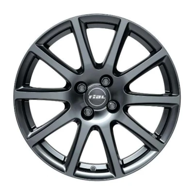 Abbildung von RIAL 4 loch 17Zoll 98mm Alufelge Milano titan MI70735F42 5 Felge