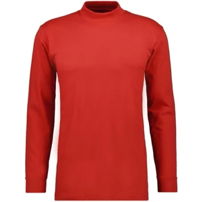 Abbildung von RAGMAN Herren Stehkragenshirt Langarm S, Weinrot 615