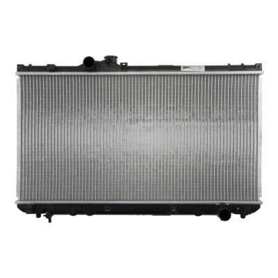 Abbildung von VALEO 734498 Kühler, Motorkühlung Aluminium 375 718 16 mit Kühlmittelregler Kühlrippen gelötet LEXUS: IS I Saloon