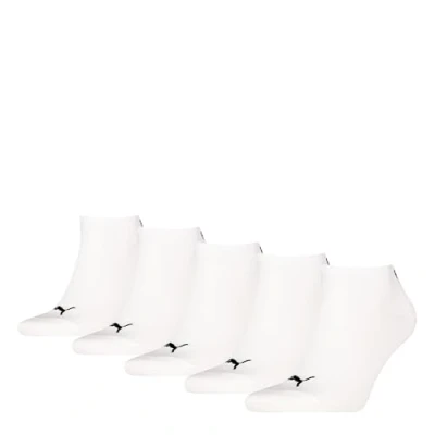 Abbildung von PUMA Unisex Plain Sneaker, White New, 47/49 (5er Pack)
