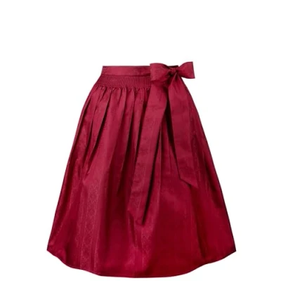 Abbildung von Stockerpoint Damen Corinna Midi Dirndlschürze, dunkelrot, 52 56