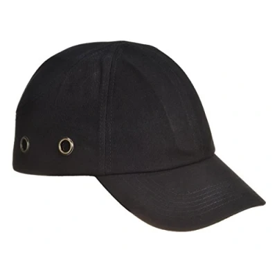 Abbildung von Portwest PW59 Sicherheitshelm mit Licht Verstellbare Stoßkappe Helm Schwarz