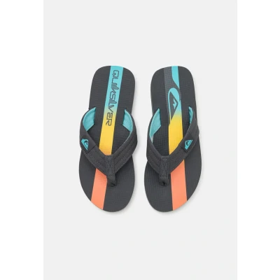 Abbildung von Quiksilver Molokai Layback Badezehentrenner, Herren, Größe: 40, Iron gate holmes Textil