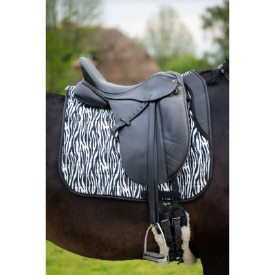 Abbildung von HB Ruitersport Schabracke Zebra Dressur Schwarz/Weiß