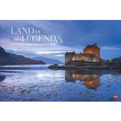 Abbildung von Land of Legends Kalender 2025 Schottlands Burgen und Schlösser: Ein Wandkalender im Großformat, der Schottland in seiner wilden Schönheit zeigt. ... voll wild romantischer Schlösser.