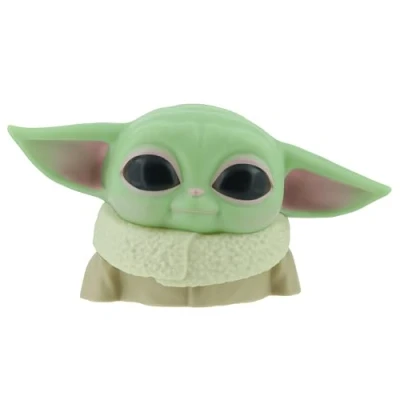 Abbildung von The Mandalorian Kind Grogu Desktop Licht Offiziell lizenziertes Baby Yoda Bürolampe, Sammelgeschenk für Star Wars Fans, Batteriebetrieben