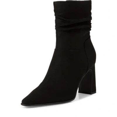 Abbildung von MARCO TOZZI Damen Stiefeletten mit Absatz Spitz Elegant, Schwarz (Black), 36 EU