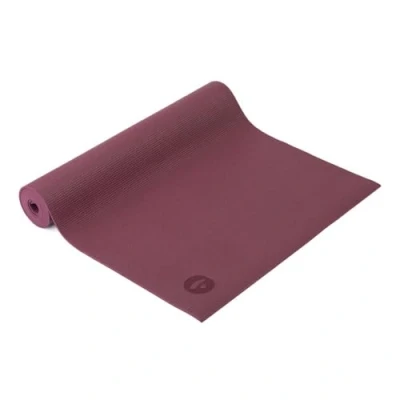 Abbildung von Bodhi Yogamatte Asana Rutschfeste Übungsmatte Schadstofffrei &amp; Waschbar Matte aus PVC Fitnessmatte für Yoga, Pilates Gymnastik Antirutschmatte deine Yogapraxis Red Plum