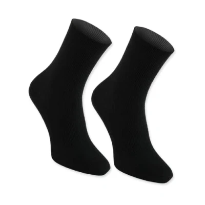 Abbildung von Rainbow Socks Damen Herren Baumwolle Diabetiker Socken Ohne Gummibund 1 Paar Schwarz Größen 36 38