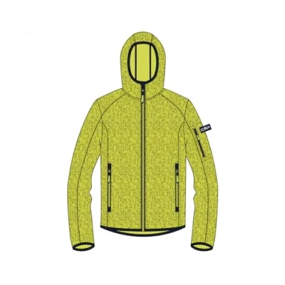 Abbildung von CMP Unisex Kinder Strickjacke mit Fester Kapuze, Lime Darker, 176