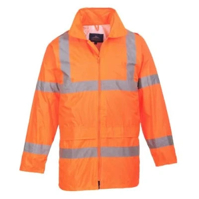 Abbildung von Portwest Warnschutz Regenjacke, Größe: XXL, Farbe: Orange, H440ORRXXL