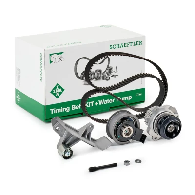 Abbildung von INA 530 0546 30 Wasserpumpe + Zahnriemensatz mit AUDI: A4 B6 Avant, B5 B7 VOLKSWAGEN: Passat GP Estate