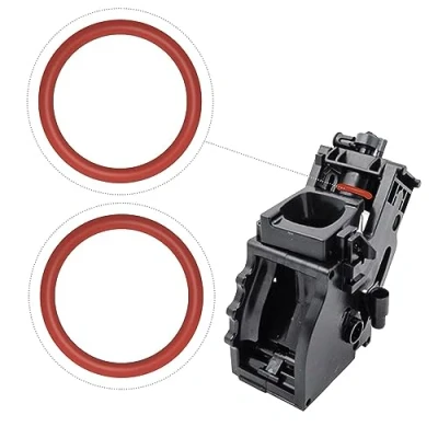Abbildung von 2 x O Ring Dichtung kompatibel mit Philips Saeco Miele Bosch Gaggia Tchibo Unold Solis Spidem Satrap TurMix König Rotel Brüheinheit Brühgruppe Anpresskolben Kolben (2)