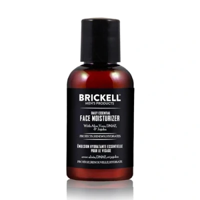 Abbildung von Brickell Men‘s Daily Essential Face Moisturizer Natürliche &amp; organische Feuchtigkeitscreme Männer Gesichtscreme Mit Hyaluronsäure, Grüntee Extrakt Jojobaöl 59 ml Parfümiert