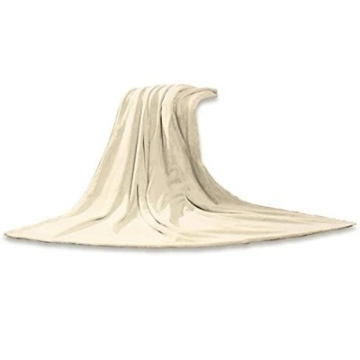 Abbildung von Gözze Wohn und Kuscheldecke, Memphis, Hohes Stoffgewicht 300 g/m², 150 x 200 cm Creme