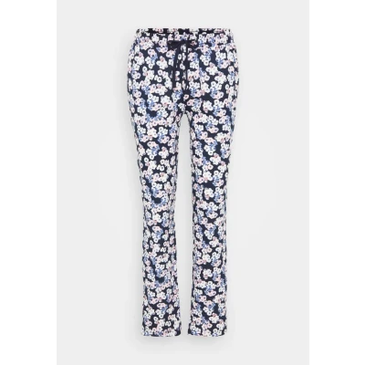 Abbildung von Marc O&#039;Polo Pants LONG Nachtwäsche Hose, Damen, Größe: XL, Dark blue/white