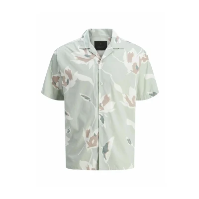 Abbildung von Jack &amp; Jones Premium Jprblapalermo Resort Hemd, Herren, Größe: Large, Aqua gray