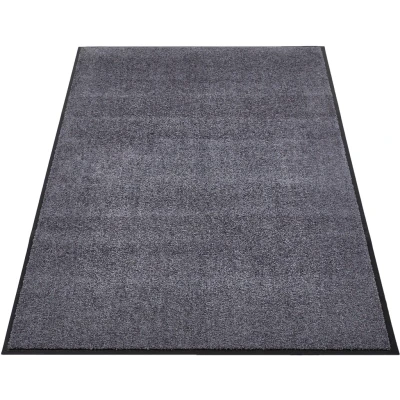 Abbildung von andiamo Premium Fußmatte Wash &amp; Clean langlebige Schmutzfangmatte für den Hauseingang innen oder als Fußabtreter im überdachten Außenbereich saugstarker Fußabstreifer 90 x 150 cm Grau