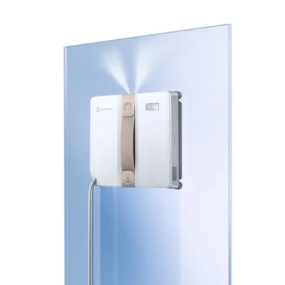 Abbildung von ECOVACS WINBOT Mini Fensterputzroboter, kompaktes Design, Doppel Düsen mit Ultraschall Zerstäubung, 9 Stufen Schutzsystem, intelligente Pfadplanung, 4 Reinigungsmodi, Anti Rutsch System, Beige