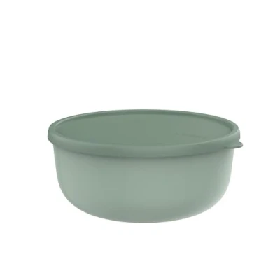 Abbildung von Mepal Mikrowellengeschirr Lumina Frischhaltedosen mit Deckel für Kühlschrank, Gefrierschrank, Dampfgarer &amp; Mikrowelle Mikrowellenschüsseln Aufbewahrungsbox 3000 ml Nordic sage
