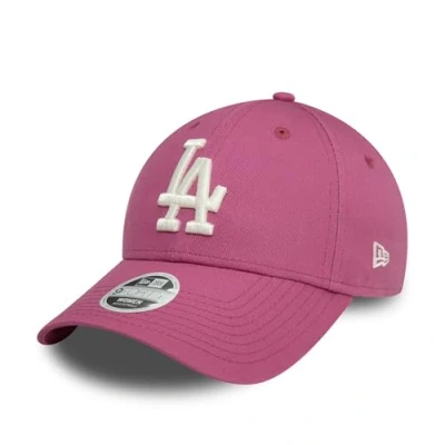 Abbildung von New Era MLB Fankappe Los Angeles Dodgers Baseball Frau verstellbare Cap gebogener Schirm Teamlogo pink One Size