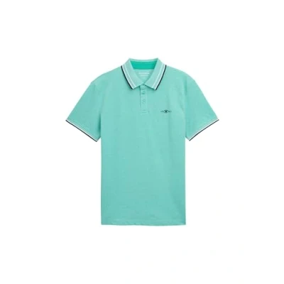 Abbildung von Tom Tailor Herren 1045629 Poloshirt, 38139 Peacock Green White Tone, L
