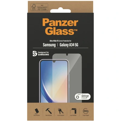 Abbildung von Panzerglass Gehärtetes Glass Edge To Displayschutzfolie Samsung Galaxy A34 5G