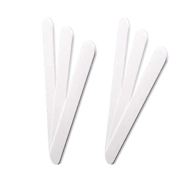 Abbildung von Kosmetik Spatel weiß Kosmetex, zum Auftragen und Entnehmen von Cremes aus Dosen, Cremespatel 15cm, 6 Stück