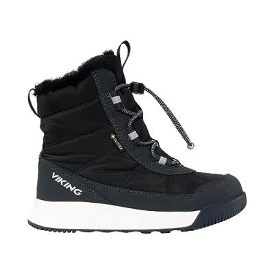 Abbildung von Viking AERY WARM GTX Unisex Schnürstiefel für Kinder, Größe: 25, Black/charcoal Schuhe