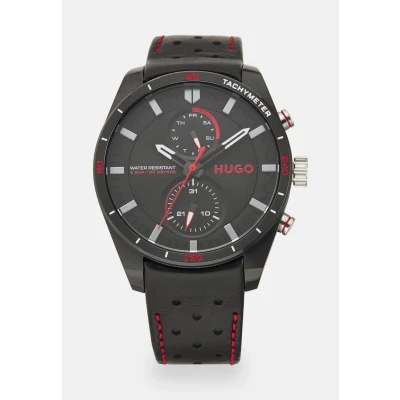Abbildung von HUGO FAST Uhr, Herren, Größe: One Size, Black