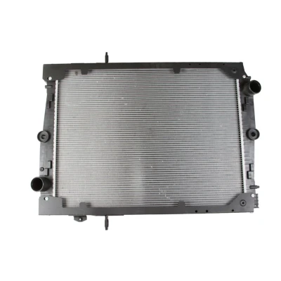 Abbildung von NRF 509585 Kühler, Motorkühlung Aluminium 805 648 56 mit Rahmen Kühlrippen gelötet