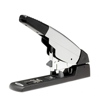 Abbildung von Rexel 2100921 Apollo Heavy Duty Heftgerät, 65 mm, 200 Blatt, 1 Stück, schwarz/chrom