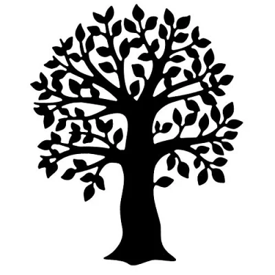 Abbildung von Ideen mit Herz Präge &amp; Stanzschablone Baum 9,4 cm x 11,4