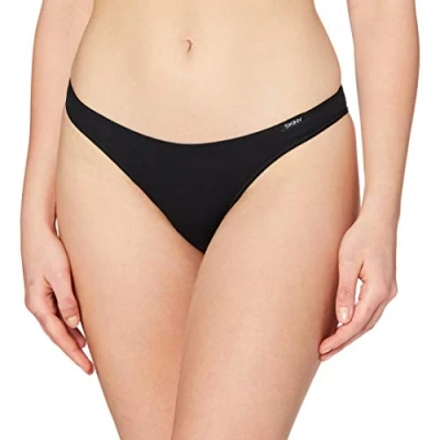 Abbildung von Skiny Damen Cotton Essentials 080903 Brazilian Slip, Schwarz, 36 EU