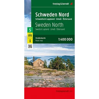 Abbildung von Schweden Nord, Straßenkarte 1:400.000, freytag &amp; berndt: Schwedisch Lappland Umeå Östersund, Blatt 5 (freytag berndt Auto + Freizeitkarten)