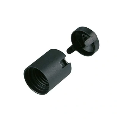 Abbildung von REV Fassung E27 Lampenfassung für Glühlampen bis 60W, 5 Stück schwarz