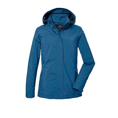 Abbildung von killtec Damen Funktionsjacke/Outdoorjacke mit abzippbarer Kapuze KOS 42 WMN JCKT, dunkel ozean, 50, 41282 000
