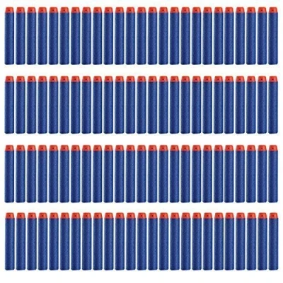 Abbildung von TOPWAYS® 100 Pcs 7.2cm Foam Dart Refill Bullet Strike Elite für Nerf Pfeile Pistole Gun N Series Darts Blasters Spielzeugpistole (blau Stück)