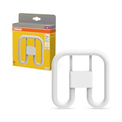 Abbildung von OSRAM DULUX LED SQ16 EM, GR8, 7W, 720lm, 3500K, warmweiße Lichtfarbe, Ersatz für herkömmliche Kompaktleuchtstofflampen mit 2pol. GR8 Stecksockel, extrem lange Lebensdauer, keine Aufwärmzeit, Kaltweiß