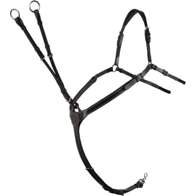 Abbildung von Montar Brustgeschirr Papillon ss Eco Leder Schwarz Vollblut