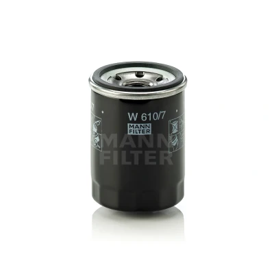 Abbildung von MANN FILTER W 610/7 Ölfilter M 20 X 1.5 mit einem Rücklaufsperrventil Anschraubfilter HYUNDAI: i10 II Saloon, I, i20 Coupe
