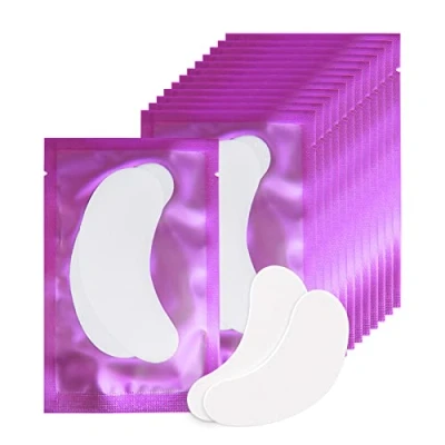 Abbildung von 100 Paare Augenpads Wimpernpads für Wimpernverlängerung Wimpernlifting Wimpern Färben Augen Patches Pad (Purple)