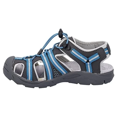 Abbildung von CMP Kids AQUARII 2.0 Hiking Sportliche Sandale, Grau Meeresblau (Graffite Oltremare), 35 EU