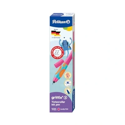 Abbildung von Pelikan griffix Tintenroller, Tintenschreiber für Linkshänder, Lovely Pink, 1 Stück