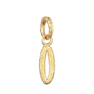 Abbildung von Elli Organic Letter O Anhänger goldcoloured, Damen, Größe: One Size, Gold coloured