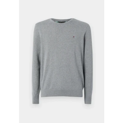 Abbildung von Tommy Hilfiger Essential CREW NECK Strickpullover Medium grey, Herren, Größe: 3XL, grey
